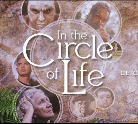 aborigènes autour d'un cercle